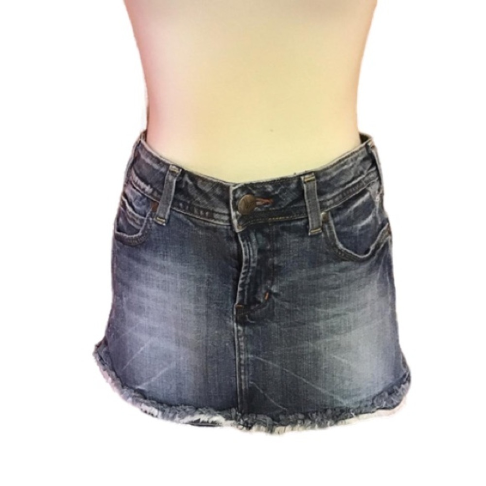 Vigoss Denim Mini Skirt - Blue